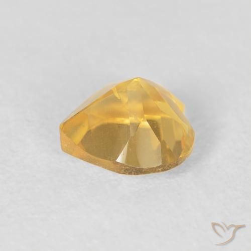 Citrine Gemstone in 6 x 6 mm (calibrated) Size for Sale, Citrine Stone in Golden Orange Color