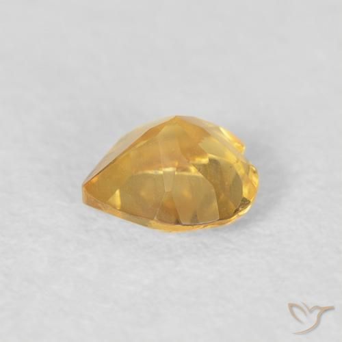 Citrine Gemstone in 5 x 5 mm (calibrated) Size for Sale, Citrine Stone in Bright Gold Color