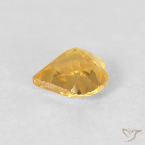 Citrine Gemstone in 5 x 5 mm (calibrated) Size for Sale, Citrine Stone in Medium Golden Color