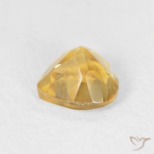Citrine Gemstone in 5 x 5 mm (calibrated) Size for Sale, Citrine Stone in Medium Gold Color