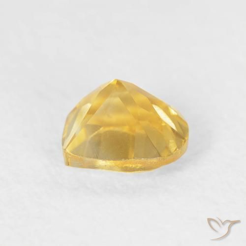 Citrine Gemstone in 5 x 5 mm (calibrated) Size for Sale, Citrine Stone in Bright Gold Color