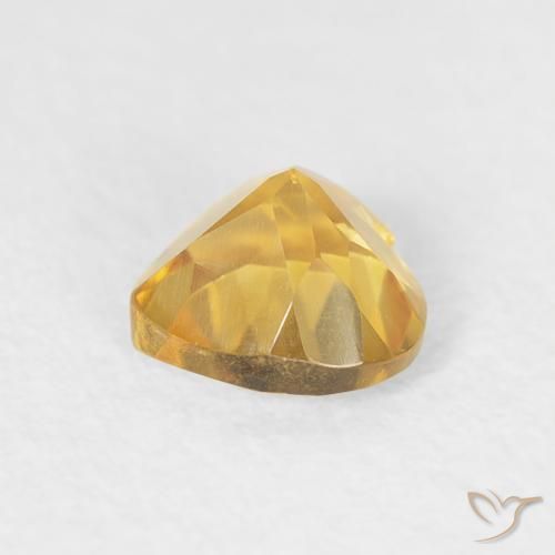 Citrine Gemstone in 5 x 5 mm (calibrated) Size for Sale, Citrine Stone in Bright Gold Color