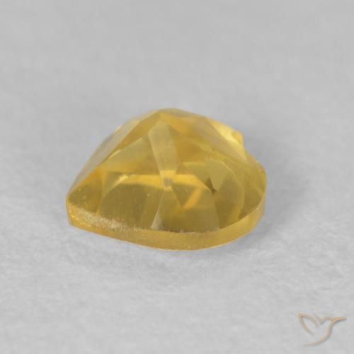 Citrine Gemstone in 5.2 x 5.2 mm Size for Sale, Citrine Stone in Medium Golden Color