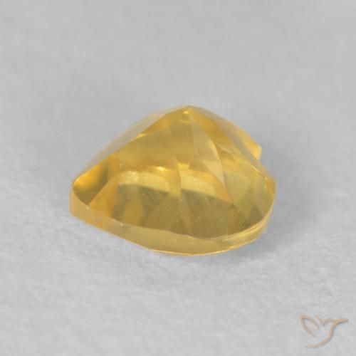 Citrine Gemstone in 5.2 x 5.1 mm Size for Sale, Citrine Stone in Golden Orange Color