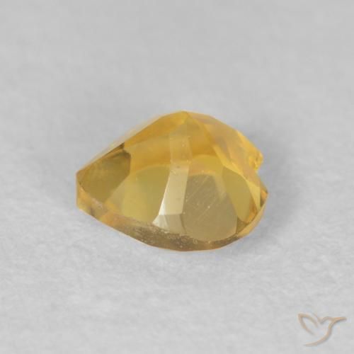 Citrine Gemstone in 5 x 5 mm (calibrated) Size for Sale, Citrine Stone in Medium Golden Color