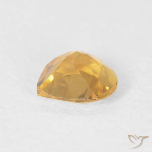 Citrine Gemstone in 5 x 5 mm (calibrated) Size for Sale, Citrine Stone in Golden Orange Color