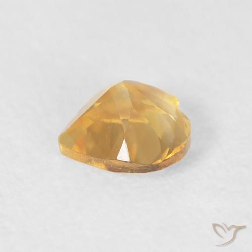 Citrine Gemstone in 5 x 5 mm (calibrated) Size for Sale, Citrine Stone in Gold Color