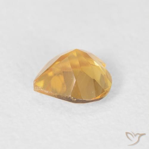 Citrine Gemstone in 5 x 5 mm (calibrated) Size for Sale, Citrine Stone in Medium Golden Color