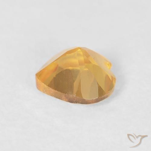 Citrine Gemstone in 5 x 5 mm (calibrated) Size for Sale, Citrine Stone in Gold Color