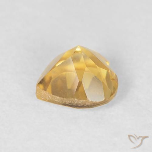 Citrine Gemstone in 5 x 5 mm (calibrated) Size for Sale, Citrine Stone in Bright Gold Color