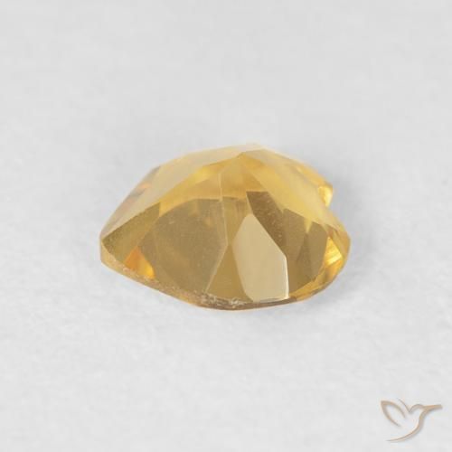 Citrine Gemstone in 5.9 x 5.7 mm Size for Sale, Citrine Stone in Golden Color