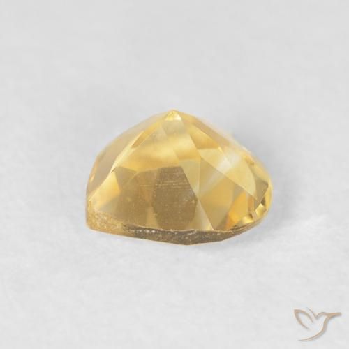 Citrine Gemstone in 6 x 6 mm (calibrated) Size for Sale, Citrine Stone in Gold Color