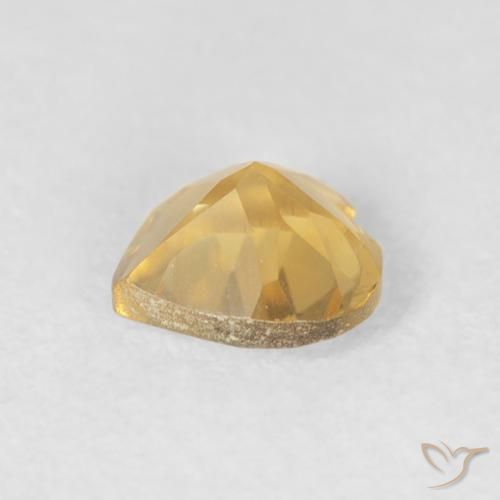 Citrine Gemstone in 6 x 6 mm (calibrated) Size for Sale, Citrine Stone in Deep Gold Color