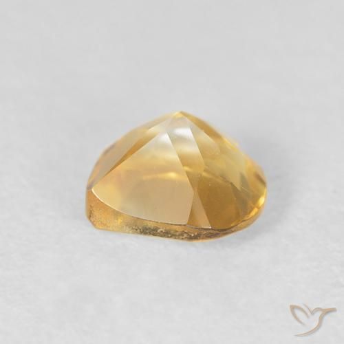 Citrine Gemstone in 6 x 6 mm (calibrated) Size for Sale, Citrine Stone in Bright Gold Color