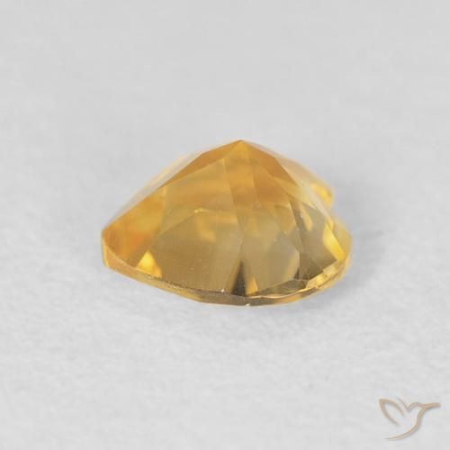 Citrine Gemstone in 6 x 6 mm (calibrated) Size for Sale, Citrine Stone in Bright Gold Color