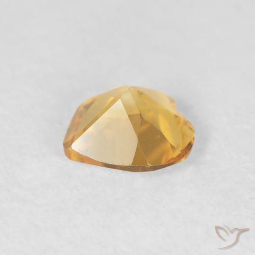 Citrine Gemstone in 5.9 x 5.7 mm Size for Sale, Citrine Stone in Gold Color