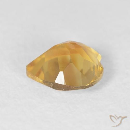 Citrine Gemstone in 6 x 6 mm (calibrated) Size for Sale, Citrine Stone in Gold Color