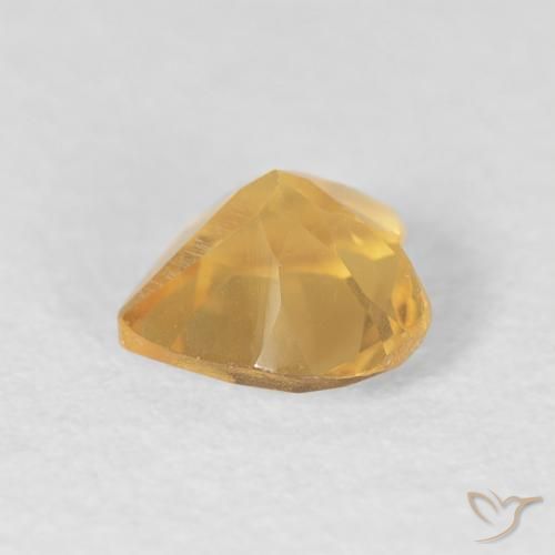 Citrine Gemstone in 6 x 6 mm (calibrated) Size for Sale, Citrine Stone in Gold Color