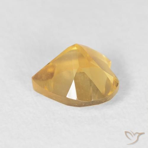 Citrine Gemstone in 6 x 6 mm (calibrated) Size for Sale, Citrine Stone in Gold Color
