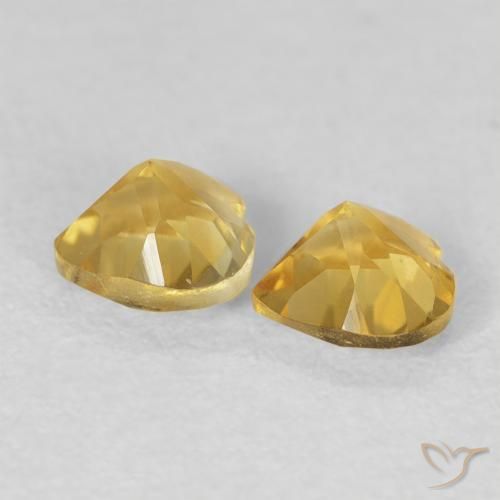 Citrine Gemstones in 5 x 5 mm (calibrated) Size for Sale, Citrine Stones in Golden Color