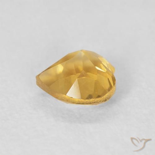Citrine Gemstone in 5 x 5 mm (calibrated) Size for Sale, Citrine Stone in Medium Gold Color