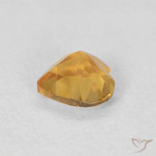 Citrine Gemstone in 5 x 5 mm (calibrated) Size for Sale, Citrine Stone in Golden Orange Color