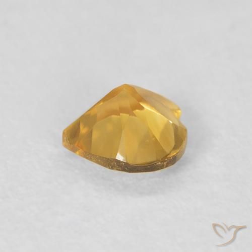 Citrine Gemstone in 5 x 5 mm (calibrated) Size for Sale, Citrine Stone in Bright Gold Color