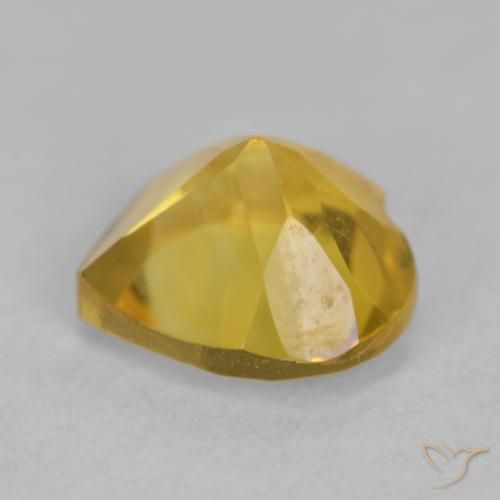 Citrine Gemstone in 5.9 x 5.7 mm Size for Sale, Citrine Stone in Golden Color