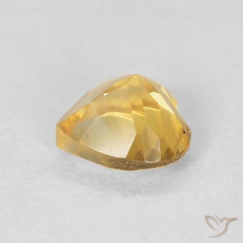 Citrine Gemstone in 6 x 6 mm (calibrated) Size for Sale, Citrine Stone in Deep Gold Color
