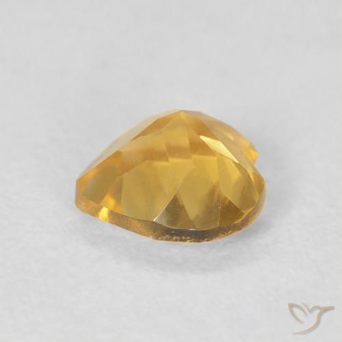 Citrine Gemstone in 6 x 6 mm (calibrated) Size for Sale, Citrine Stone in Bright Gold Color