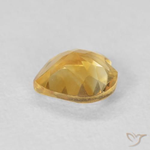 Citrine Gemstone in 6 x 6 mm (calibrated) Size for Sale, Citrine Stone in Golden Orange Color