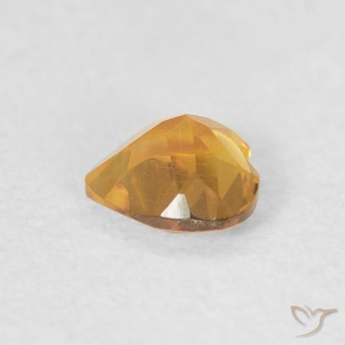 Citrine Gemstone in 5 x 5 mm (calibrated) Size for Sale, Citrine Stone in Bright Gold Color