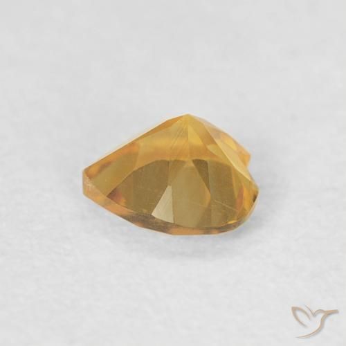 Citrine Gemstone in 5 x 5 mm (calibrated) Size for Sale, Citrine Stone in Bright Gold Color