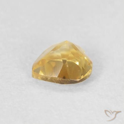 Citrine Gemstone in 5 x 5 mm (calibrated) Size for Sale, Citrine Stone in Medium Golden Color