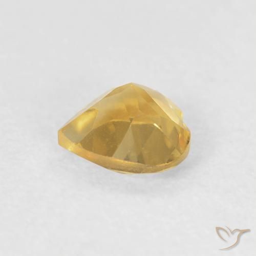 Citrine Gemstone in 5 x 5 mm (calibrated) Size for Sale, Citrine Stone in Golden Orange Color