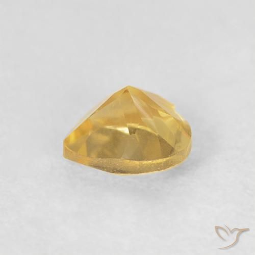 Citrine Gemstone in 5 x 5 mm (calibrated) Size for Sale, Citrine Stone in Golden Orange Color