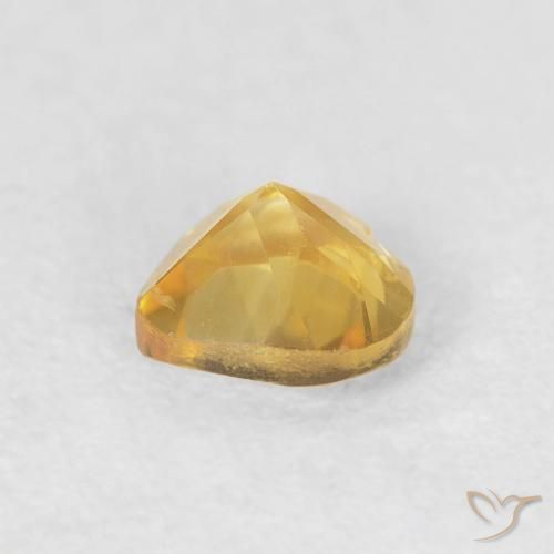 Citrine Gemstone in 5 x 5 mm (calibrated) Size for Sale, Citrine Stone in Bright Gold Color
