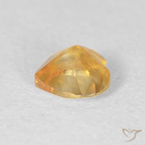 Citrine Gemstone in 5 x 5 mm (calibrated) Size for Sale, Citrine Stone in Dark Golden Color