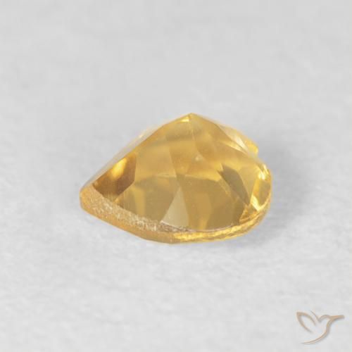 Citrine Gemstone in 5 x 5 mm (calibrated) Size for Sale, Citrine Stone in Light Yellow Color