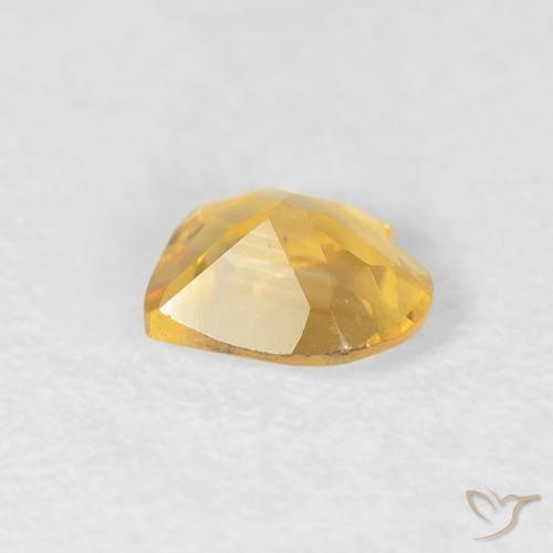 Citrine Gemstone in 5 x 5 mm (calibrated) Size for Sale, Citrine Stone in Light Gold Color