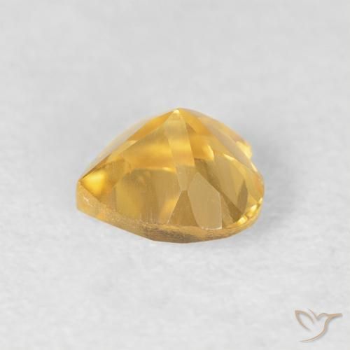 Citrine Gemstone in 5 x 5 mm (calibrated) Size for Sale, Citrine Stone in Light Gold Color