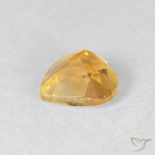 Citrine Gemstone in 5 x 5 mm (calibrated) Size for Sale, Citrine Stone in Golden Orange Color