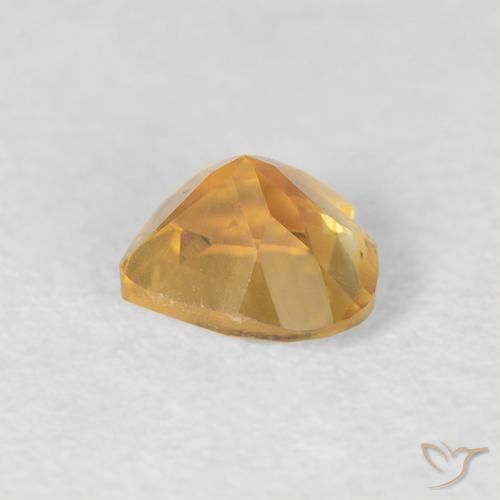Citrine Gemstone in 5 x 5 mm (calibrated) Size for Sale, Citrine Stone in Dark Golden Color