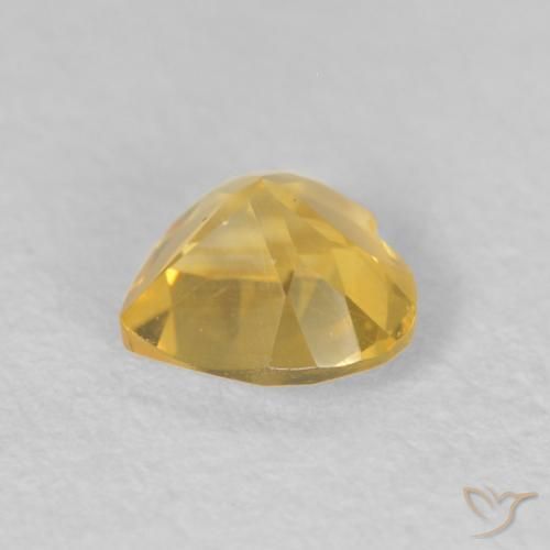 Citrine Gemstone in 5 x 5 mm (calibrated) Size for Sale, Citrine Stone in Golden Orange Color