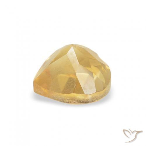 Citrine Gemstone in 5 x 5 mm (calibrated) Size for Sale, Citrine Stone in Medium Gold Color