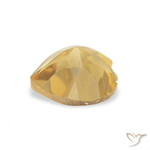 Citrine Gemstone in 6 x 6 mm (calibrated) Size for Sale, Citrine Stone in Medium Golden Color