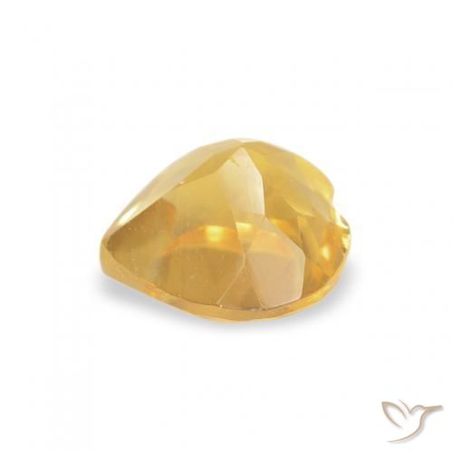 Citrine Gemstone in 5 x 5 mm (calibrated) Size for Sale, Citrine Stone in Medium Golden Color