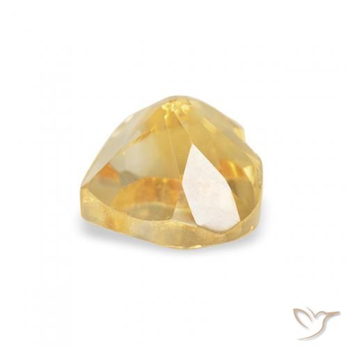Citrine Gemstone in 5 x 5 mm (calibrated) Size for Sale, Citrine Stone in Medium Golden Color