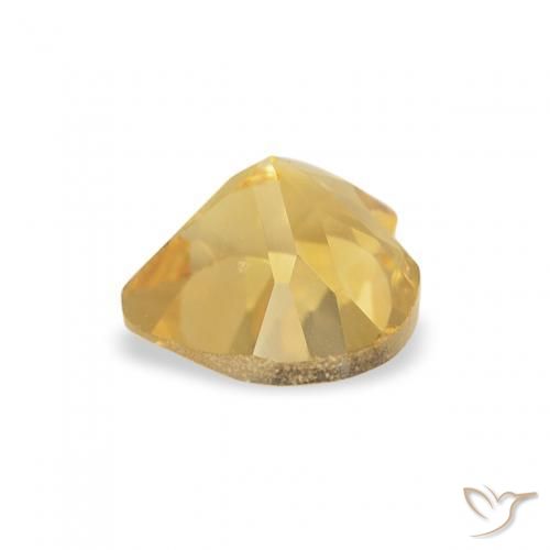 Citrine Gemstone in 5 x 5 mm (calibrated) Size for Sale, Citrine Stone in Golden Orange Color