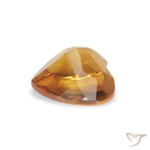 Citrine Gemstone in 6 x 6 mm (calibrated) Size for Sale, Citrine Stone in Medium Orange Color